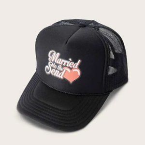 Nelk Married to the Send Hat Baseball Cap Black Full Send NEW